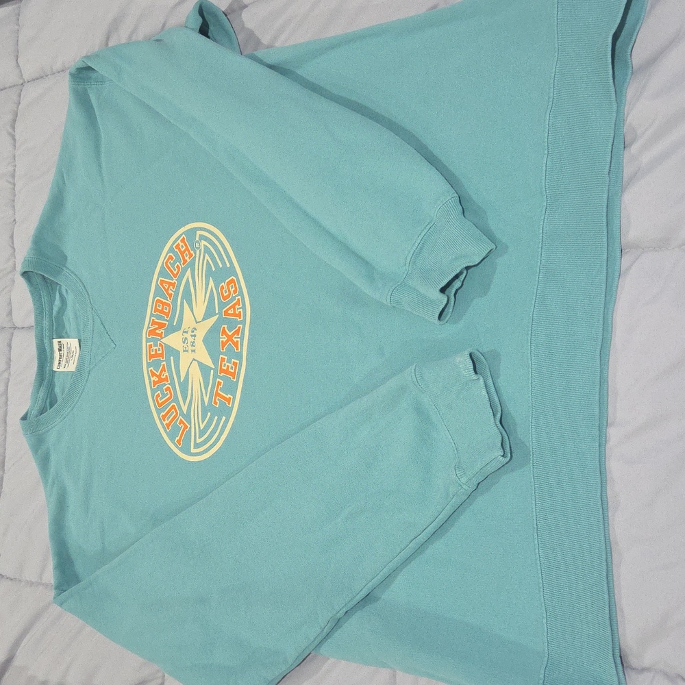 Nice Comfort Wash Thick Sweatshirt From Luckenbach Texas! Unisex!